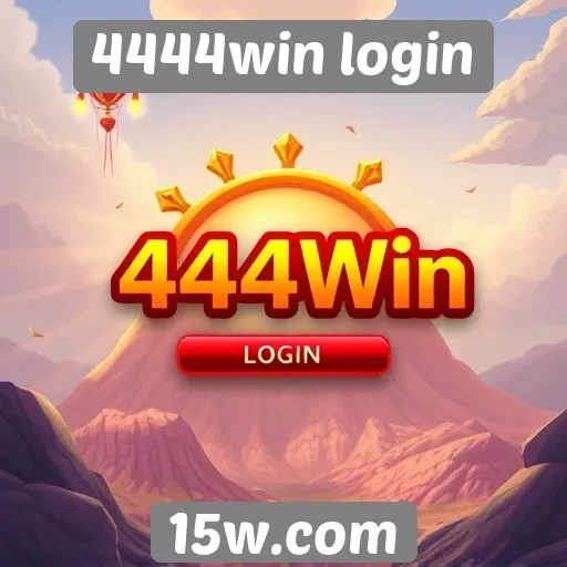 Facilidade de uso da interface do 4444win login