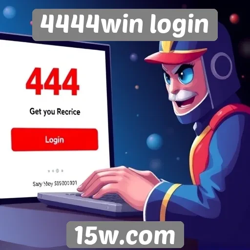Navegando no processo de login do 4444win