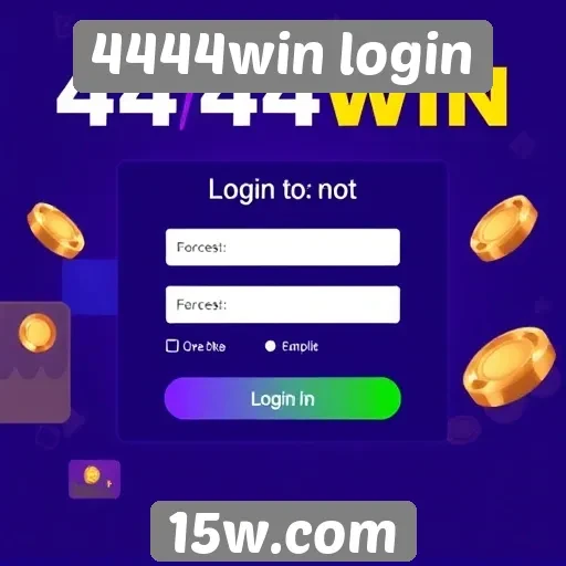 Acesso rápido ao site de jogos 4444win login