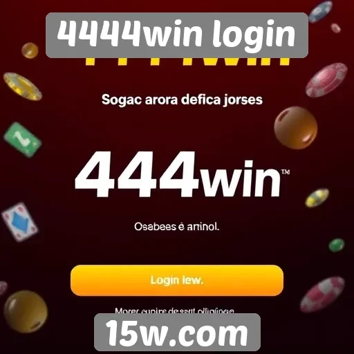 Acesso rápido e fácil ao 4444win login