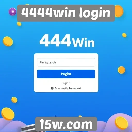 Recursos disponíveis após login no 4444win