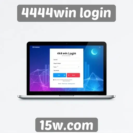 Análise da interface do site 4444win login